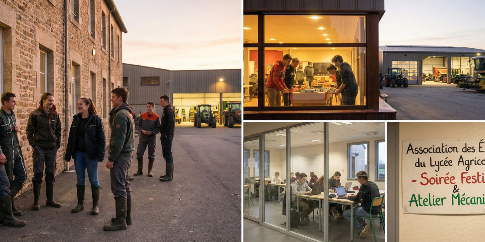 Vie en Internat et Associations en Bac Pro Agroéquip : Ambiance, Cohésion et Réussite